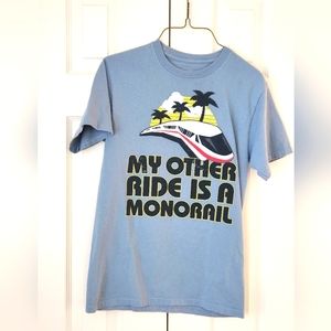Disney Parks Unisex Monorail Tee Small